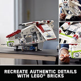 LEGO Star Wars Republic Gunship 75309 Building Kit; Cool, Ultimate Collector Series Build-and-Display Model (3,292 Pieces)