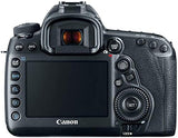Canon EOS 5D Mark IV 30.4 MP DSLR Full Frame Camera Body with EF 50mm F1.8 STM Lens + EF 75-300mm F4-5.6 III Lens Kit Ultimate Travel Bundle