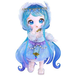 ICY Fortune Days 13cm Ball Joint Doll Anime Style OB11 Action Humanoid Gift Decoration Set (Aquarius)