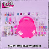 L.O.L. Surprise! All-in-One Beauty Studio by Horizon Group USA, Explore 3 Craft Activities. Create DIY Lip Balms, Nail Art & perfumes. Stickers, Fragrances, Glitter & More Included.