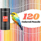 120-Colored Pencils for Adult Coloring Books, Soft Core Assorted Color Pencils for Drawing Sketching Shading, Pro Art Kit Craft Supplies Coloring Pencils Set for Artists, Gifts for Kids Teens