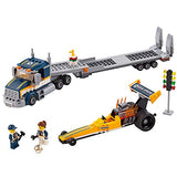 LEGO City Great Vehicles Dragster Transporter 60151