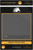 Graphite Transfer Tracing Carbon Paper - 50 Sheets - 9" x 13" - MyArtscape (Black)