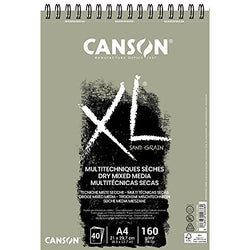 CANSON XL Sand Grain Grain Sketch Pad with Sandpaper Surface A4 40 Sheets 160 gsm