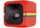 Polaroid Cube Act II HD 1080P Mountable Weather-Resistant Lifestyle Action Video Camera (Red) 6MP Still Camera w/ Image Stabilization, Sound Recording, Low Light Capability & Other Updated Feature