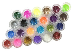 Kiikooll Glitter Powder Sequins for Slime,Arts & Crafts Extra Solvent Resistant Glitter Powder
