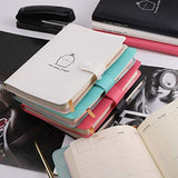 Haiker White"Molang Rabbit" Diary Any Year Planner Pocket Journal Notebook Agenda Scheduler with Buckle