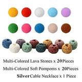 20 Pieces Mixed Shape Rhodium/Silver Plated Pearl Bead Cages Pendants for Jewelry