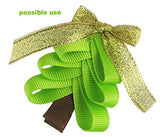 Christmas Ribbon for Crafs - Hipgirl 60 Yard 3/8" Grosgrain Satin Fabric Ribbon Set For Holiday,