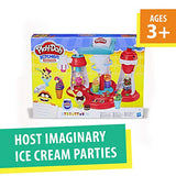 Play-Doh Kitchen Creations Ultimate Swirl Ice Cream Maker Play Food Set with 8 Non-Toxic Colors