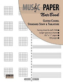 MUSIC PAPER NoteBook - Guitar Chord, Standard Staff & Tablature