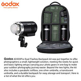 Godox AD300 Pro AD300Pro Photography Studio Kit, 300W 2.4G TTL 1/8000 HSS Photography Lighting Kit, 0.01-1.5S Recycle Time, 320 Full Power Dual Studio Lighting Kit, Expand Your Capability with Ease