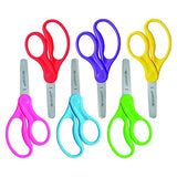 Westcott Right- & Left-Handed Scissors For Kids, 5’’ Blunt Scissors, Assorted, 6 Pack (16454)