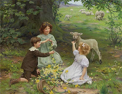 Arthur John Elsley The Joy of Spring 1911 Private Collection 30" x 23" Fine Art Giclee Canvas Print (Unframed) Reproduction