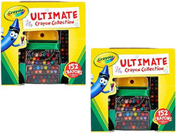 Ultimate Crayon Collection Coloring Set, Gift Age 3+ - 152 Count (Pack of 2)