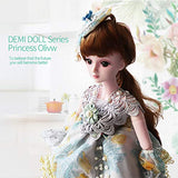 PSFS BJD Doll SD Doll 60cm/24inch，Princess Bride for Girl Gift and Dolls Collection (D)