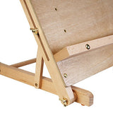 U.S. Art Supply Solid Studio Adjustable Wood Tabletop Artist Easel