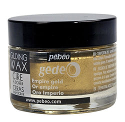 Pebeo Gedeo, Gilding Wax, 30 ml Bottle - Empire Gold