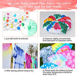 Tie Dye Kit Fabric Textile - ESSORT 5 Colors Dying Set DIY Permanent Paint for Clothes Shirt Dress Family Friends Party Groups Activities