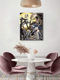 Halloween Movie The Nightmare Before Christmas Art Wall Art Painting Pictures 3D Oil Painting on Canvas Hand Painted Abstract Wall Art 24"x36"
