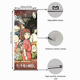 Anime Scroll Poster for Series Character Pattern- Fabric Prints 100 cm x 40 cm | Premium and Artistic Anime Theme Gift | Japanese Manga Hanging Wall Art Room Decor