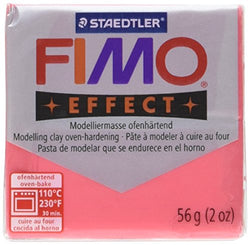 Fimo Soft Polymer Clay 2 Ounces-8020-204 Transparent Red