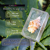ZenseMe 5.5 LB - Glycerin Soap Base | Melt & Pour Supplies kit for Clear soap Making, SLS/SLES Free | Transparent Natural Organic Vegan Best Ingredients | soap making kit for adults