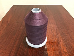 THREAD SEWING COTTON CORE 100 BURGUNDY, 1 lb spool (17800 yards) for commercial and home sewing