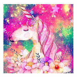 HorsonLife Unicorn Diamond Painting Kits for Adults, Diamond Art Unicorn Animal Diamond Painting by Number Kits for Kids, Diamond Dotz Kits Diamond Dots for Home Wall Decor(12"x12")