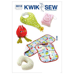 Kwik Sew K3812 Bibs Sewing Pattern, Burp Cloth