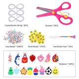 Makersland 3277+ Pony Beads Friendship Bracelet Making Kit in 24 Colors 4 Styles with Letter Beads Elastic String for Jewelry Making, Hair Beads for Braids for Girls