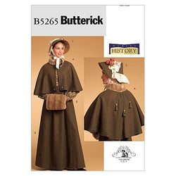 Butterick B5265 Women's Pilgrim Historical Costume Sewing Pattern, Sizes 14-20