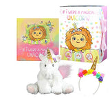 Tickle & Main Unicorn Gift Set - Includes Book, Stuffed Plush Toy, and Headband for Girls Ages 2 3 4 5 6 7 Years - If I were A Magical Unicorn - Great for Birthday, Imaginative Play