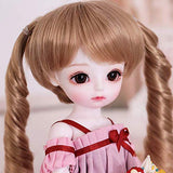 YNSW BJD Doll, Cute Double Ponytail Doll 1/6 SD Doll 10 Inch 26 cm Ball Jointed Dolls Baby Doll Children's
