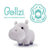 Bellzi Hippo Cute Stuffed Animal Plush Toy - Adorable Soft Hippopotamus Toy Plushies and Gifts - Perfect Present for Kids, Babies, Toddlers - Hippi