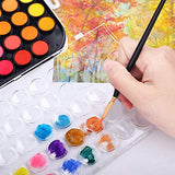 Washable Watercolor Paint Set, 36 Vivid Colors Includes Watercolour Mixing Palette Perfect for Artists, Beginner Painters, Kids and Adult Painting