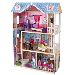 KidKraft My Dreamy Wooden Dollhouse with Lights and Sounds, Elevator and 14 Accessories ,Gift for Ages 3+