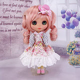 leoglint Blythe Doll Clothes, Dress Clothing for Blythe Doll 30 cm 1/6 Bjd Dolls Azone ICY Licca Doll