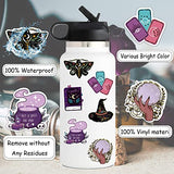 100 PCS Witch Stickers, Witchy Stickers, Apothecary Stickers for Water Bottle, Journaling, Laptop, Srapbook,Vinyl Spooky Stickers for Teens Adults