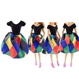 E-TING 3 Sets Doll Clothes Chiffon Skirt Jumpsuits Office Style Wears Dress for 11.5 Inches Girl Dolls