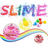 5 Pack Two-Toned Butter Slime Kit,Non Sticky and Super Soft Sludge Toy for Kids,Birthday Gifts for Girls,Party Favor for Girls & Boys 6 7 8 9 10 11 12