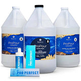 ProMarine Supplies ProPour Casting Resin (3 Gallons) Bundle with Pro Perfect Polishing Compound | Crystal Clear Epoxy Resin for Deep Pour and Thick Casting | Polishing Kit for Epoxy Projects