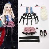 1/4 BJD Doll Fashion Loli Full Set 40Cm 15Inch 19 Jointed Dolls + Clothes + Makeup + Accessories Baby Doll Toy Gift for Girs's Toy