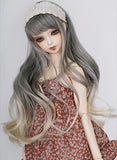 (22-24CM) BJD Doll Hair Wig 8-9" 1/3 SD DZ DOD LUTS / 2 Colors to Choose / Long Wavy Hair FBE123
