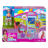 Barbie Club Chelsea Doll and School Playset, 6-inch Blonde, with Accessories, Gift for 3 to 7 Year Olds