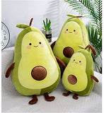 XICHEN 27 Inch Green Large Simulation Avocado Plush Toy Doll Sleeping Pillow Doll Doll, Holiday Warm Gift Plush Toy Pillows (Seated-20Inch)