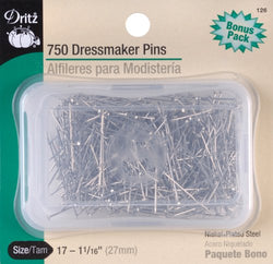 Dritz Dressmaker Pins, Size 17, 750-Pack