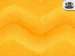 Velboa Wave YELLOW Faux/Fake Fur Fabric By the Yard