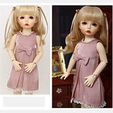 ZDLZDG 1/6 BJD Doll Clothes, Pink Lace Princess Pompong Dress for SD Doll (No Doll)