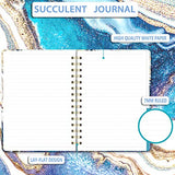 Ruled Notebook/Journal - Lined Journal with Premium Thick Paper, 8.5" X 6.4", College Ruled Spiral Notebook/Journal, Banded with Exquisite Inner Pocket, Waterproof Hardcover with Colorful Pattern